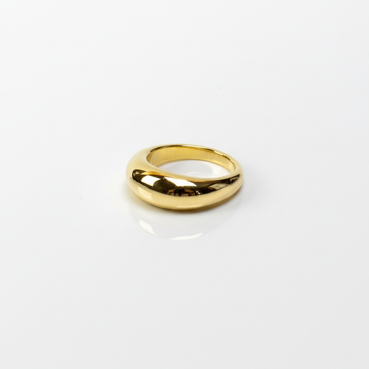 Solid Gold Dome Ring