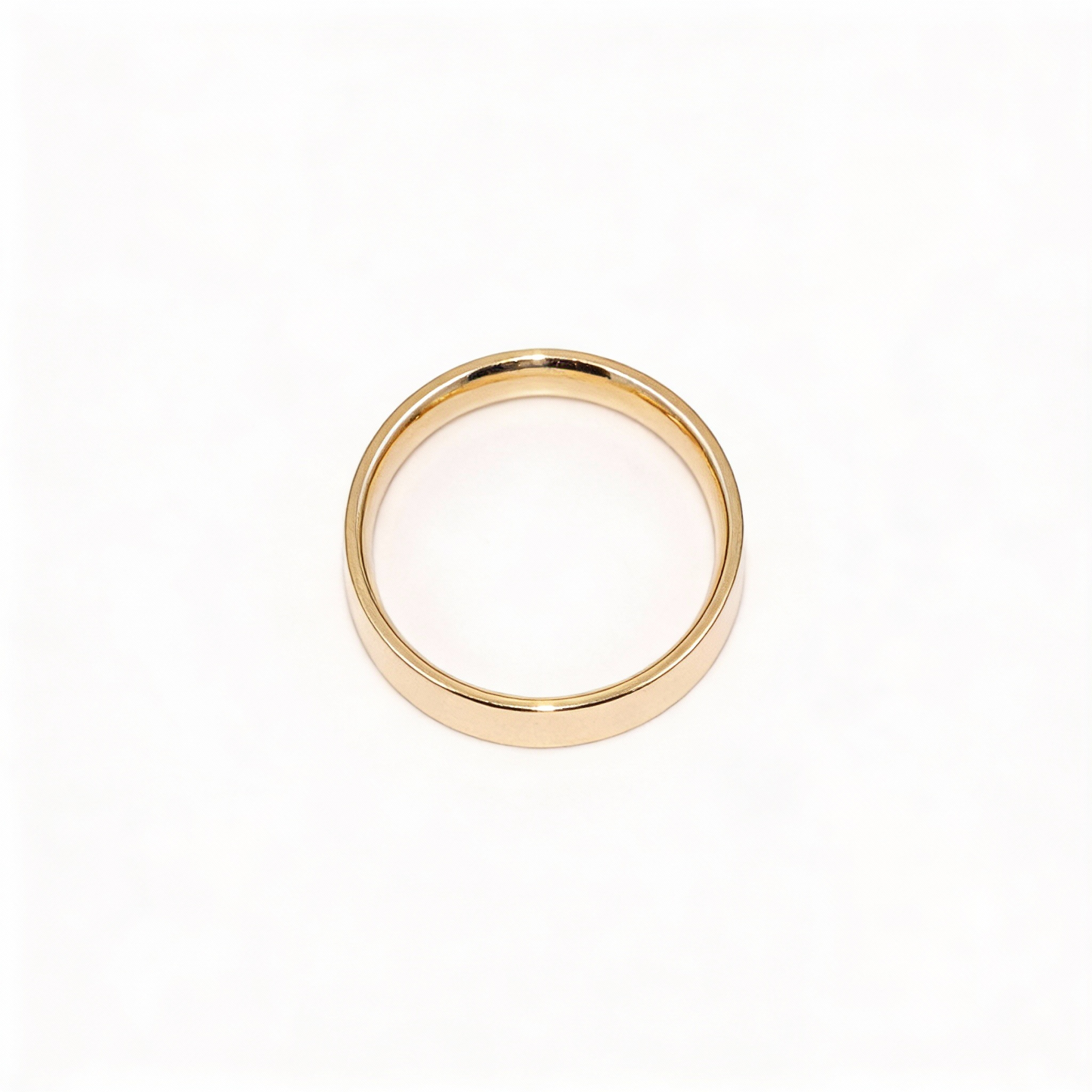 Solid Gold Flat Band Ring
