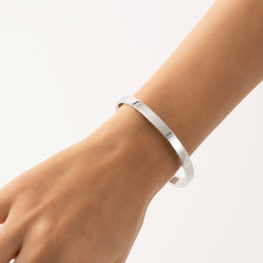 Solid Gold Flat Cuff