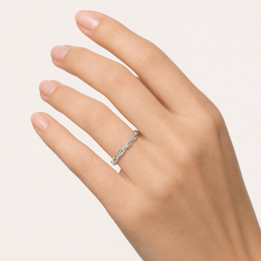 Solid Gold Twisted Ring