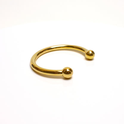 Gold Orb Bangle | Solid Gold Bracelet Priced by Weight in Canada