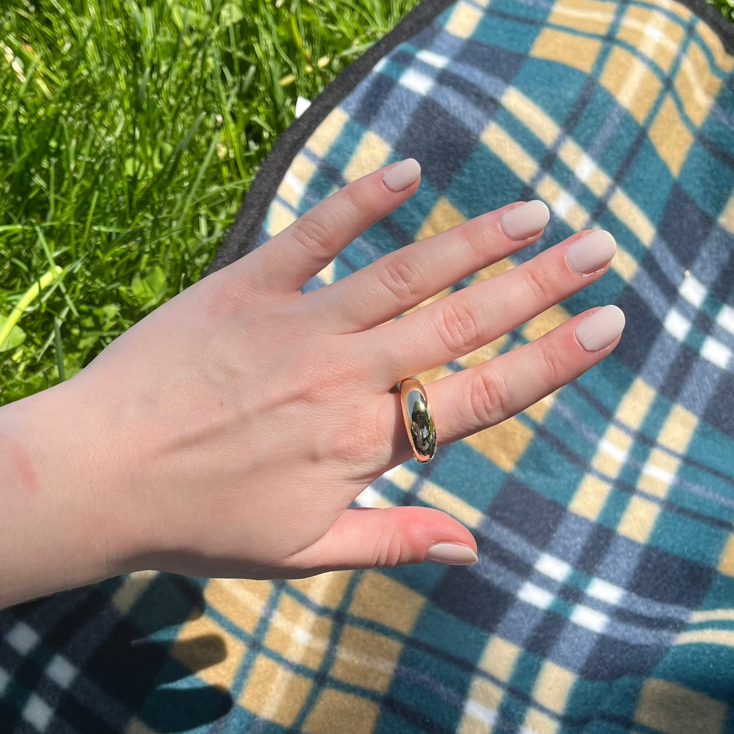 Gold Dome Ring | Solid Gold Ring Priced by Weight in Canada