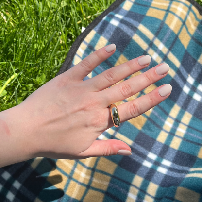 Gold Dome Ring | Solid Gold Ring Priced by Weight in Canada