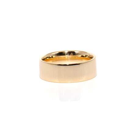 Solid Gold Flat Band Ring