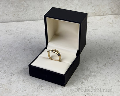 Bague Serpentine en Or 18K, 20K et 22K | Or Massif, Prix au Poids, Fabriquée à Montréal