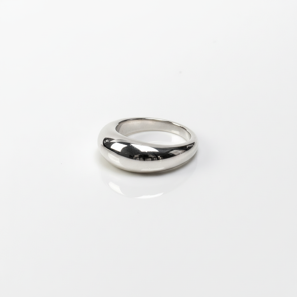 Solid Gold Dome Ring