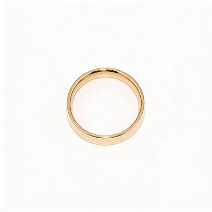 Solid Gold Flat Band Ring