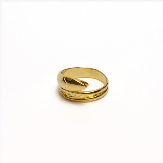 Gold Loop Band | Solid Gold Snake-Inspired Ring Priced by Weight in Canada