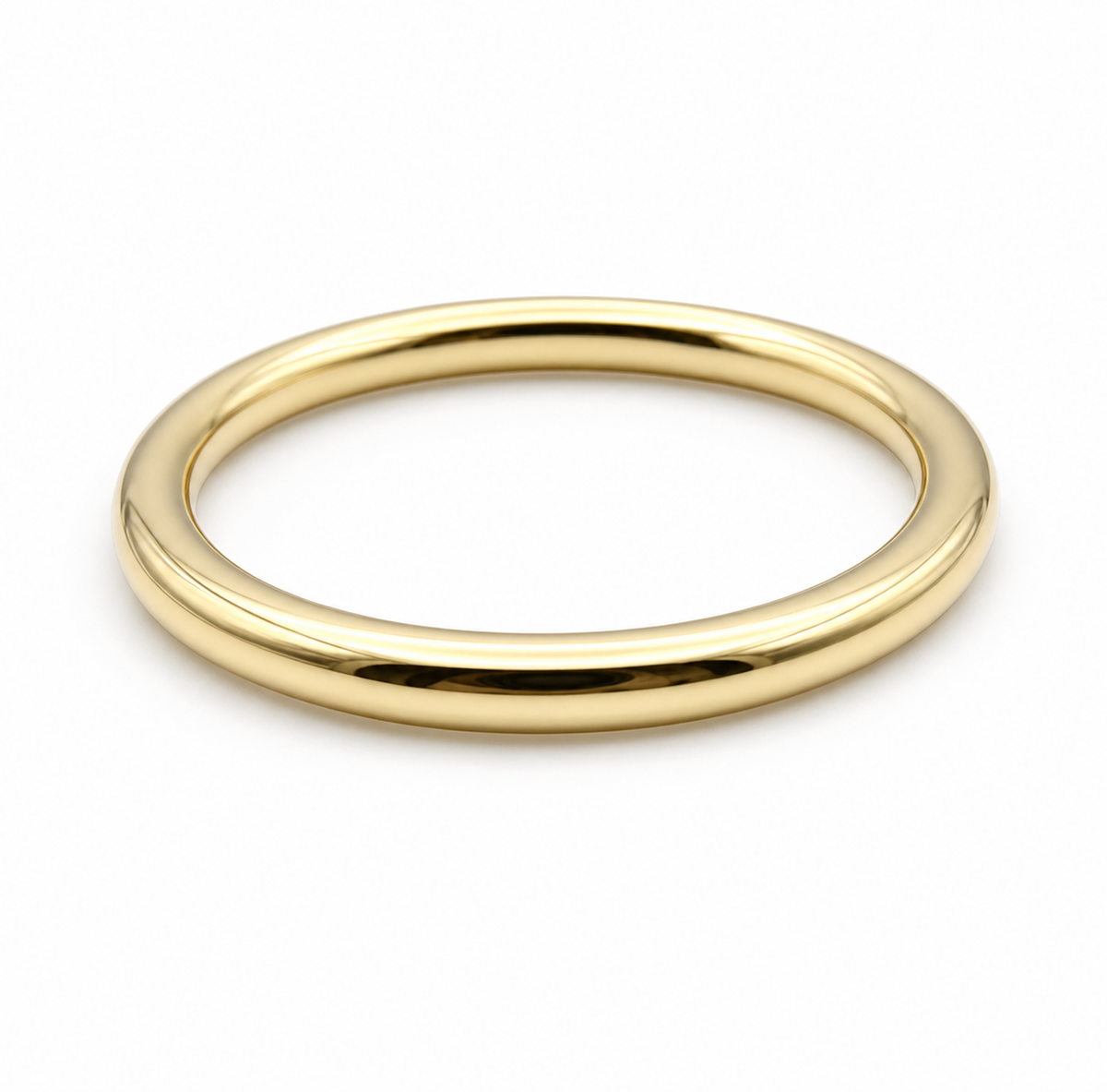 Solid Gold Round Ring 3mm