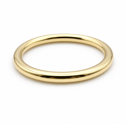 Solid Gold Round Ring 3mm