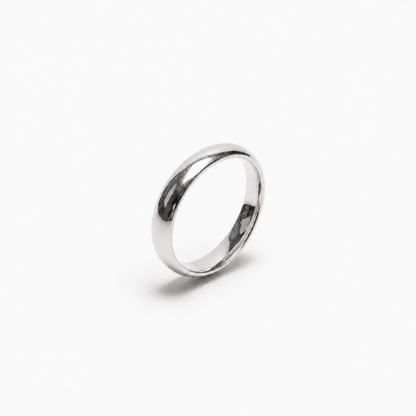 Solid Gold Slim Wedding Band Ring